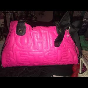 Pink Betsey Johnson handbag